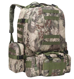 Camouflage Tactical Hiking Backpack for Outdoors