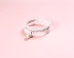 Velvet Lace Adjustable Pet Collar with Insect Repellent