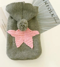 Autumn Winter Sweater for Dogs and Cats with Stars