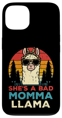 iPhone 13 Bad Momma Llama Retro Alpaca Mothers Day Mom Mama Women Case