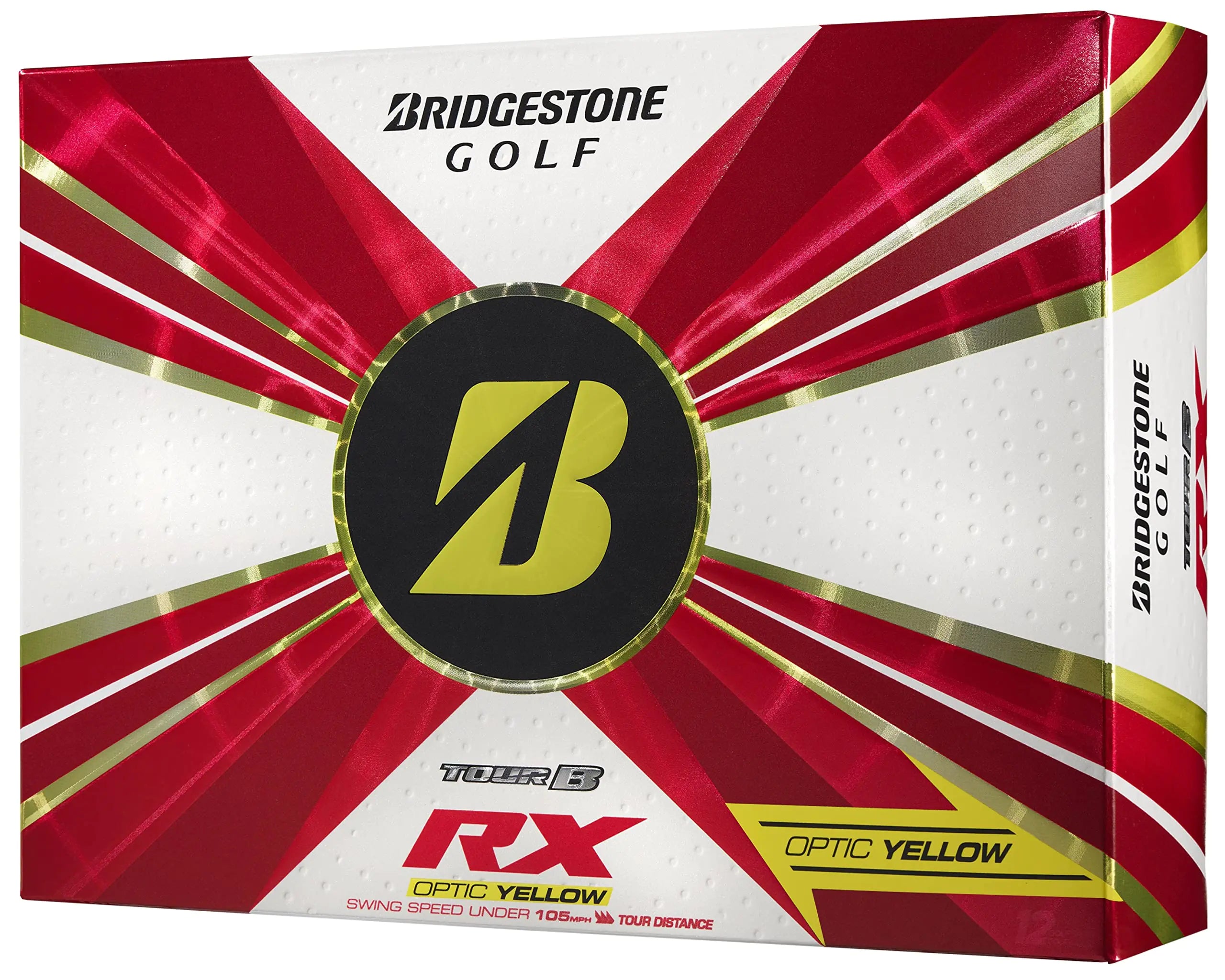 Bridgestone Golf 2022 Tour B RX Yellow Golf Balls