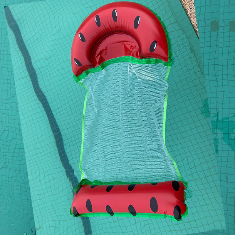 Inflatable Floating Hammock Lounger for Swimming Pools