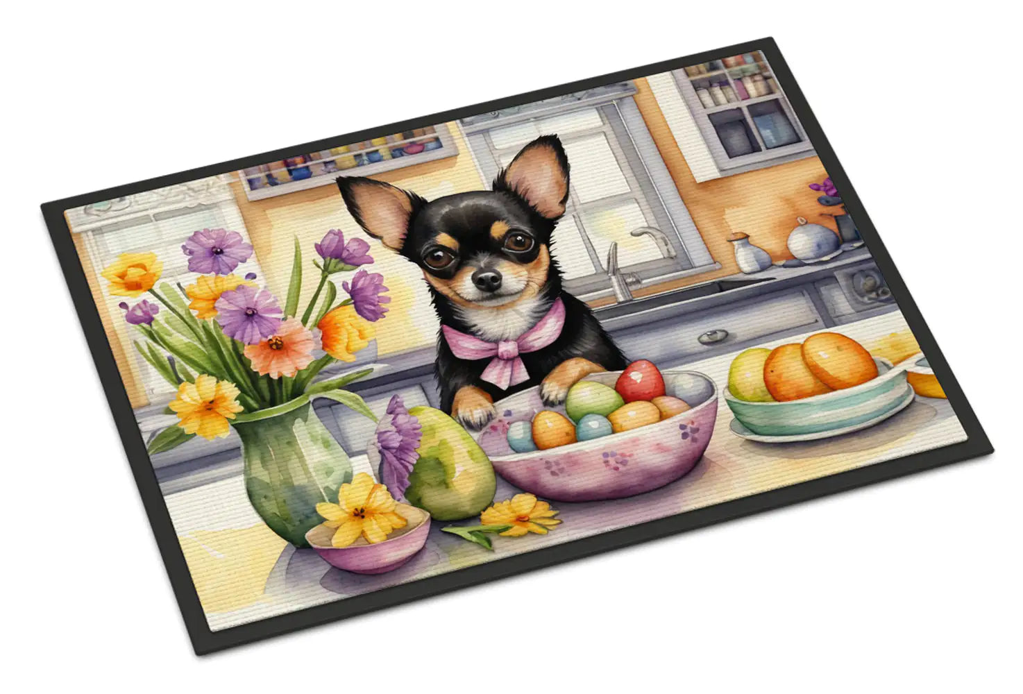 Decorating Easter Chihuahua Doormat