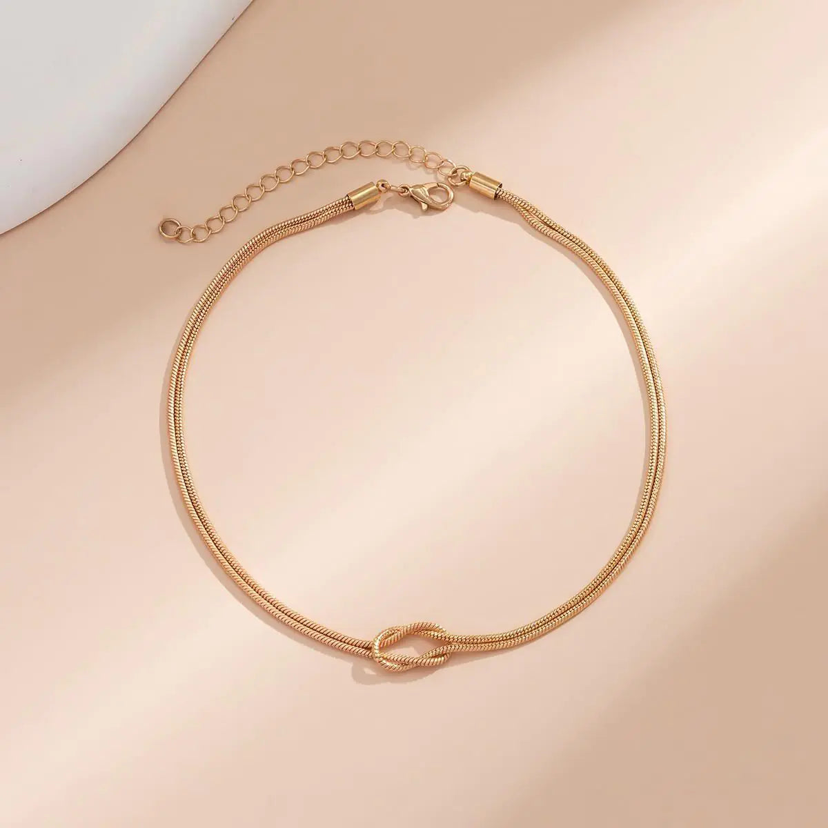 Twist Bracelet Elegant Heart Knot