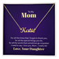 Custom Name Necklace - For Mom From Daughter