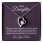 Forever Love Necklace - For Daughter From Mom