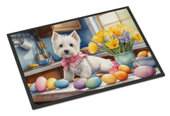 Decorating Easter Westie Doormat