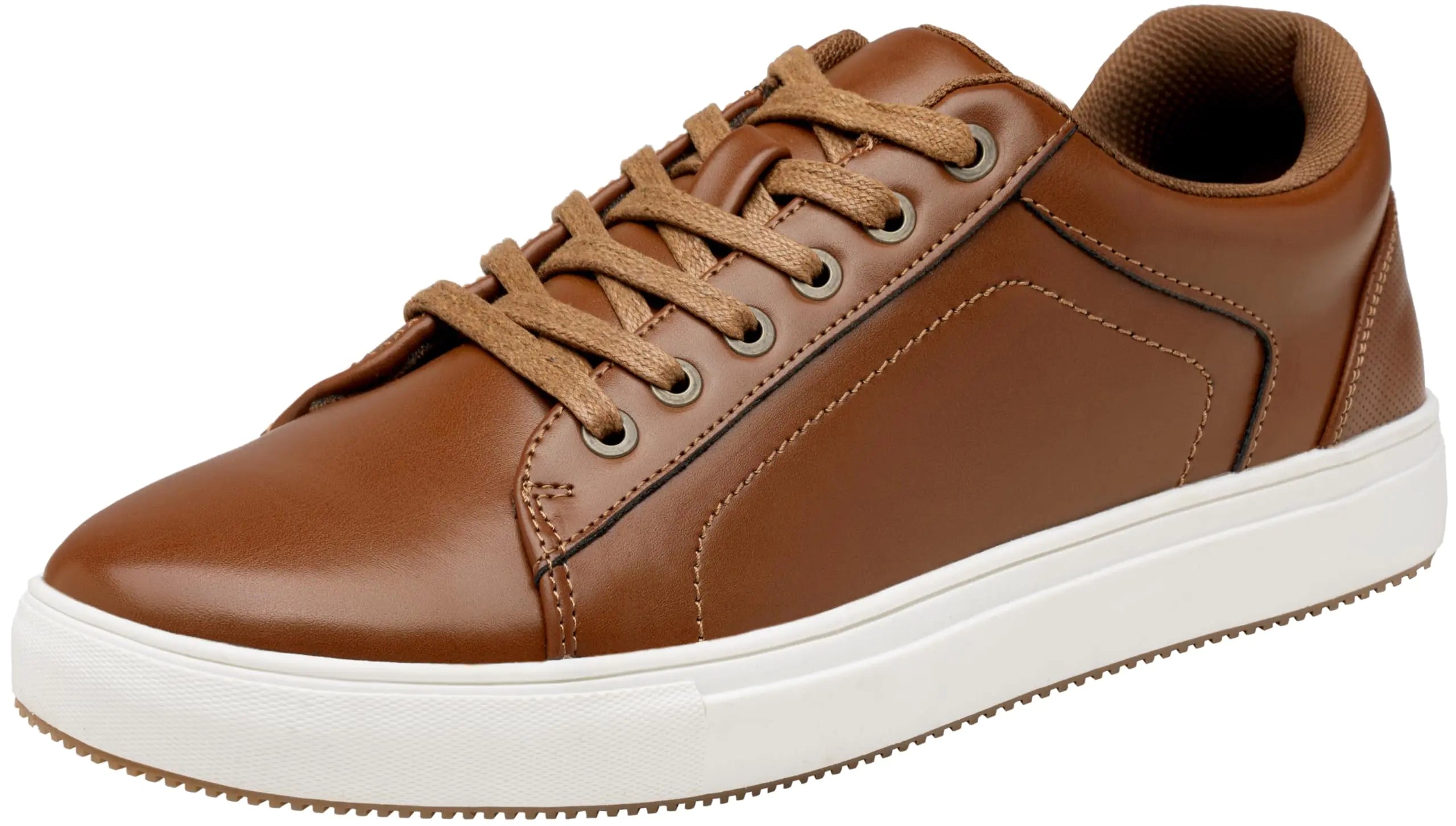 Mens Casual Shoes Fashion Sneakers Business Dress Classic Stylish (AMY5127 tan 10.5)