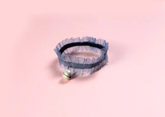 Velvet Lace Adjustable Pet Collar with Insect Repellent