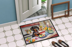 Decorating Easter Dachshund Doormat
