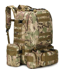 Camouflage Tactical Hiking Backpack for Outdoors