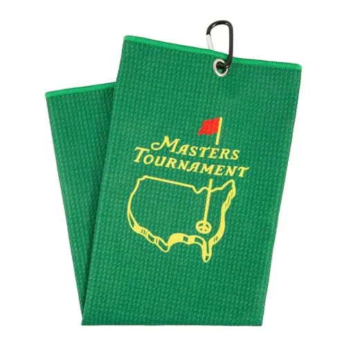 NUMJAW Masters Tournament Golf Towel with CarabinerMicrofiber Golf Towels for Golf BagsFunny Golf Gifts for Men Women
