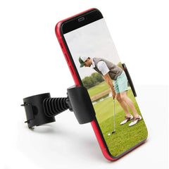 Coolrunner Record Golf Swing Black Golf Phone Holder Clip Record Golf Swing Phone Holder Golf Training Aid Tool for Easy to Set Up