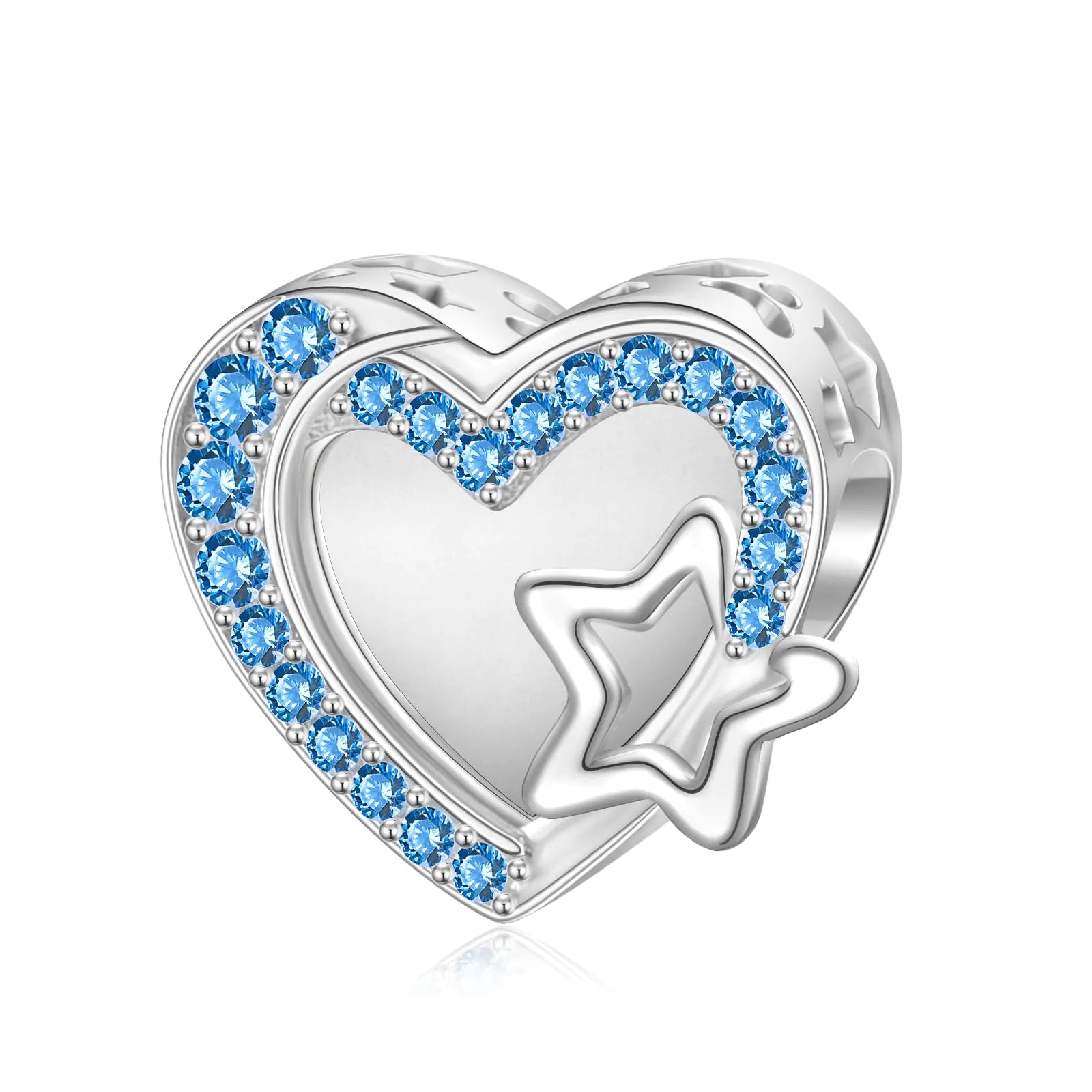 DALARAN Star Charms Fit for Pandora Charms Bracelets Valentines Day Mothers Day present for Women