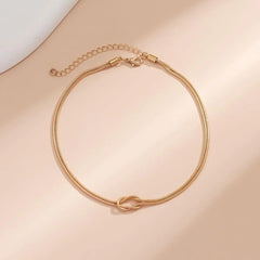 Twist Bracelet Elegant Heart Knot