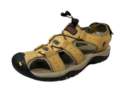 Plus Size Men's Leather Sports Sandals for Outdoors