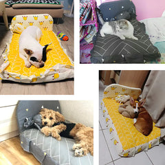 Pet Bed for Small Dogs and Cats, Washable Design