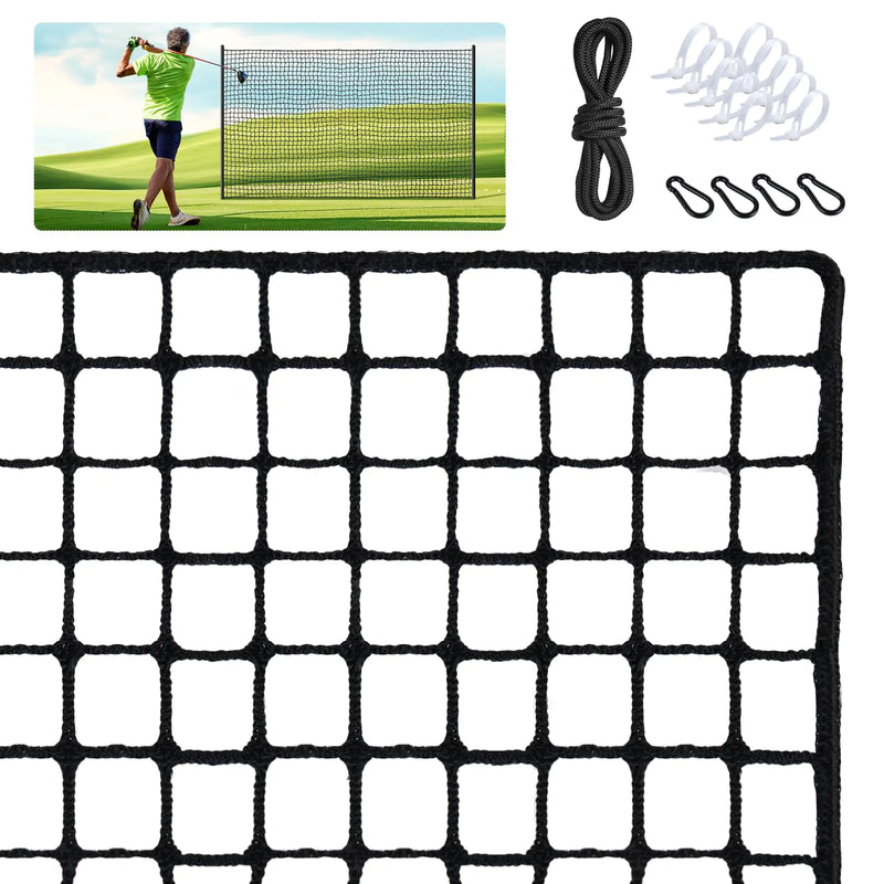 Golf Net Golf Practice nets for Backyard 10x30ft Driving Real Golf Balls Nylon Netting Golf Netting for Garage Swing Training Heavy Duty Golf Hitting Net