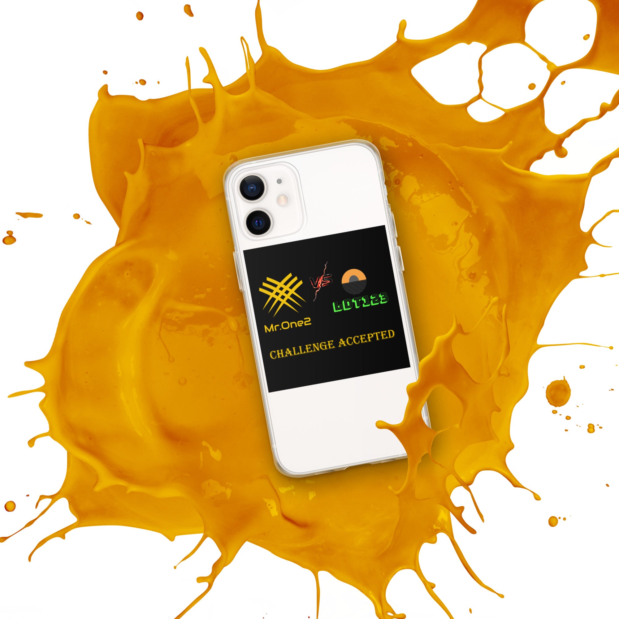 iPhone Case (challenge accepted logo)