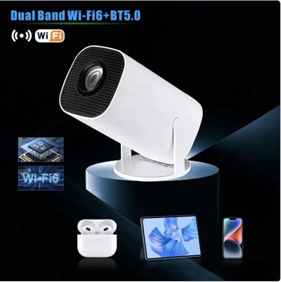 4K WiFi HD Mini Bluetooth Projector