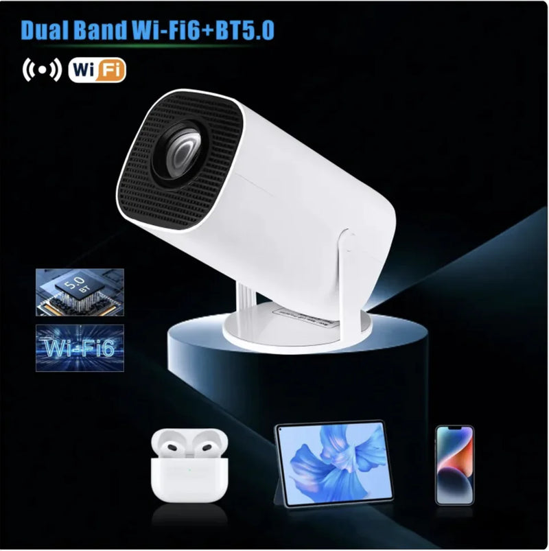 4K WiFi HD Mini Bluetooth Projector