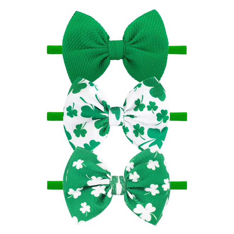 St. Patricks Clover Headbands