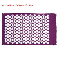 Acupressure Spike Massage Yoga Mat with Pillow