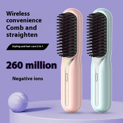 Wireless Charging Hair Straightening Comb