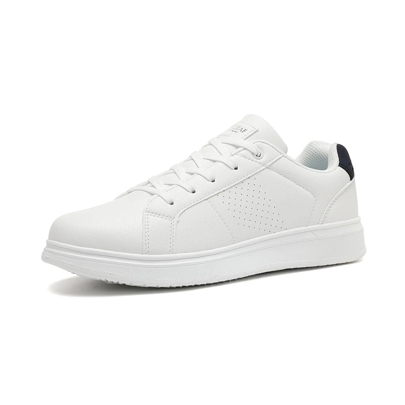 ANALEAF Mens Casual Shoes Dress Sneakers Classic Lightweight Fashion Shoes White