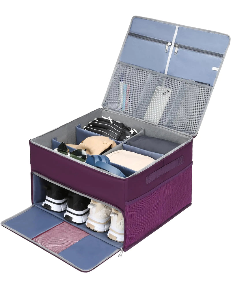 Golf Trunk Organizer for Womens Golf Accessories Golf Storage Bag for Golfing Gear Equipment Golf Stuff Supplies for Women XL Golf Shoes Bag for Car Golf Gifts Presents for Lady Female Golfers Gadgets