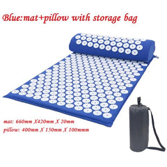 Acupressure Spike Massage Yoga Mat with Pillow