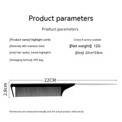 Steel Needle Tail Comb