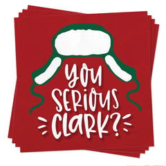 Christmas Vacation Decorations You Serious Clark Cocktail Napkins 50 Pack Funny Christmas Paper Napkins Griswold Family Christmas Vacation Merchandise Gifts Christmas Party Decor Supplies