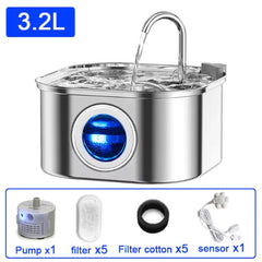Stainless Steel Pet Fountain