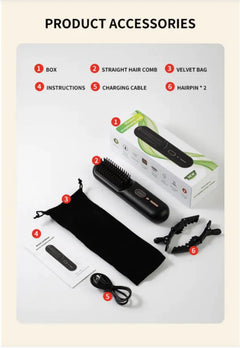 Dual-Use Anion Hair Straightener & Curler