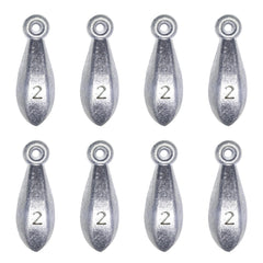 Bank Sinkers Fishing Weights Sinkers Bullet Weights for Surf Fishing Pier Fishing Bank Fishing Saltwater Fishing Gear 1oz to 8oz