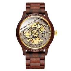 Free- Classic Wooden Men's Mechanical Watch