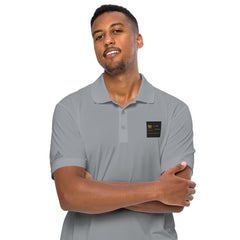 adidas performance polo shirt (Challenge Accepted Logo)