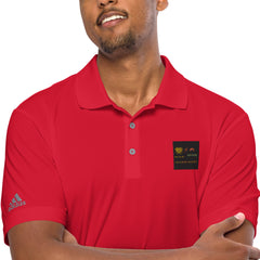 adidas performance polo shirt (Challenge Accepted Logo)