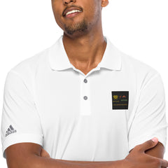 adidas performance polo shirt (Challenge Accepted Logo)