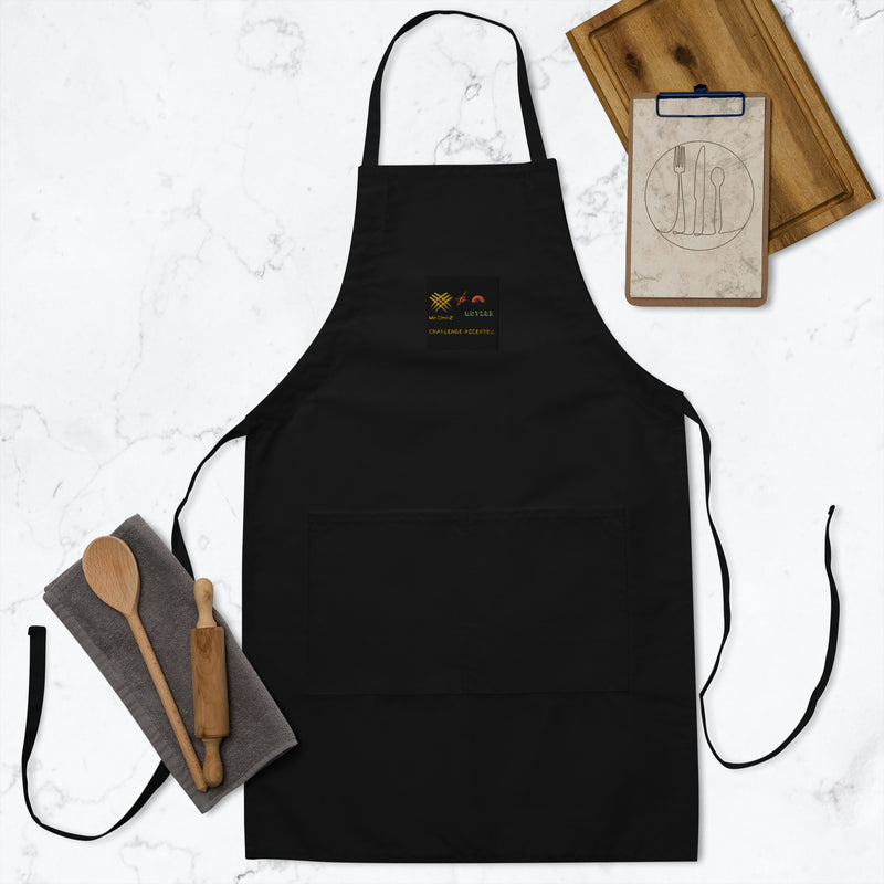 Embroidered Apron (Challenge Accepted Logo)