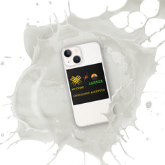 iPhone Case (challenge accepted logo)