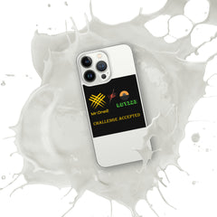 iPhone Case (challenge accepted logo)