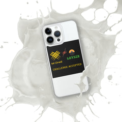 iPhone Case (challenge accepted logo)