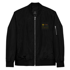 Premium recycled bomber jacket (Challenge Accepted Logo)