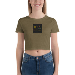 Women’s Crop Tee (challenge Accepted logo)