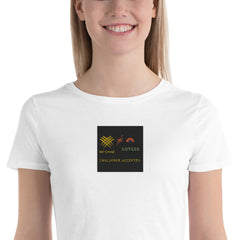 Women’s Crop Tee (challenge Accepted logo)